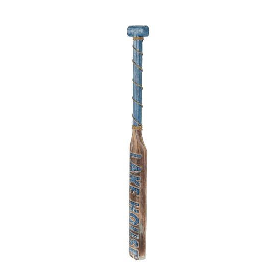 48" Blue Wood Paddle Home Wall Décor